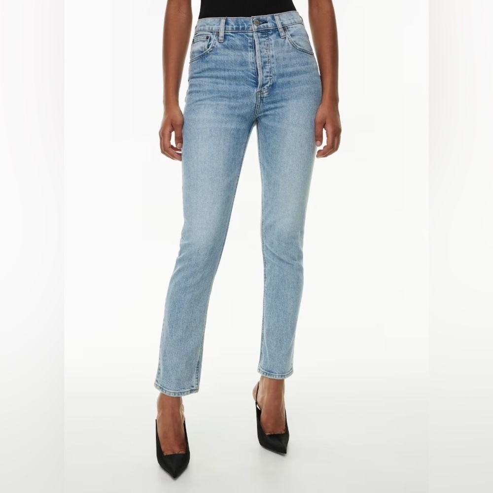 DENIM FORUM The Yoko HIgh Rise Slim Size 26 - Picture 2 of 10